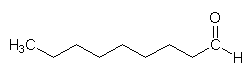 Strukturformel Nonanal