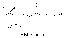 Strukturformel von Allyljonon