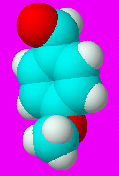 3D-Struktur von Anisaldehyd